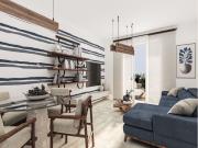 SENIGALLIA: A m. 200 dal mare, appartamento al primo piano di mq. 85 (soggiorno/cucina, 2 camere, 2 bagni) + ampi terrazzi, con possibilità di acquisto di box o posti auto esterni, rifiniture di qualità, in corso di ultimazione