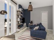 SENIGALLIA- A 50 mt. dal mare zona Ponente_ appartamento nuovo,  di mq.85 piano terzo,  garage 21 mq e posto auto nella corte comune. 